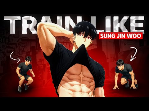 How To Train Like Sung Jin-woo 🔥 (at Home No Weights) #homeworkout
