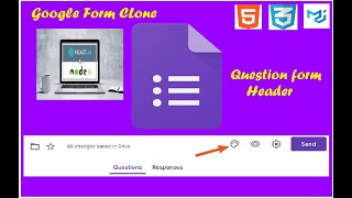 Google-Form-Clone -- Question-Form-Header