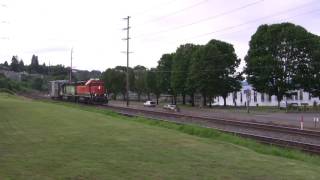 BNSF 2918, 2334 Lead A Box Car @ Old Town Tacoma, WA w Canon HF11