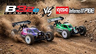 Kyosho Mp10e Vs Team Associated Rc8b3.2e.... Who wins ?