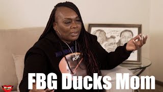 FBG Duck s mom on Pretty Aveena standing on King Von s grave Brings out FBG Duck s box of ashes