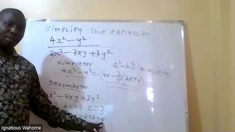 form 2 maths quadratics factorisation