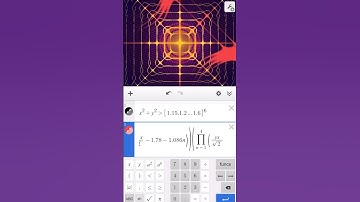Desmos Art Graph Glowing Star #math #art #desmos