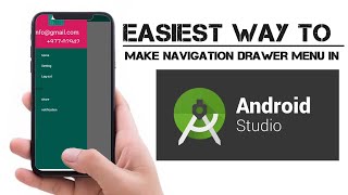 Navigation Drawer How to Make Navigation Drawer  Menu in Android  Studio  Tutorial