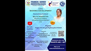 Webinar on "Modern UI Development" conducted by CSE Department on 4.4.2020 screenshot 3