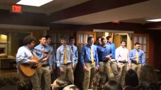 ATO of the University of Missouri serenades Phi MU