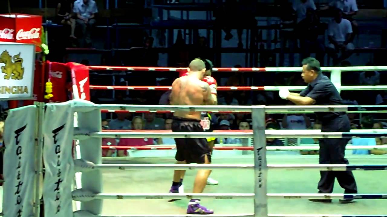 Nick Kara vs Ekapob boxing round 1 YouTube