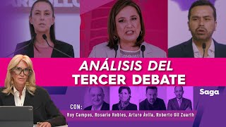 Mesa de análisis del 3er Debate Presidencial ¿Quién ganó? Xóchitl, Sheinbaum y Máynez | MLDA