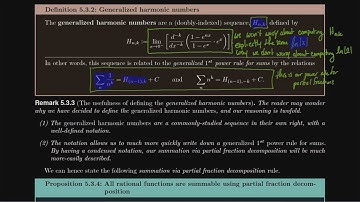 Summation via partial fraction decomposition