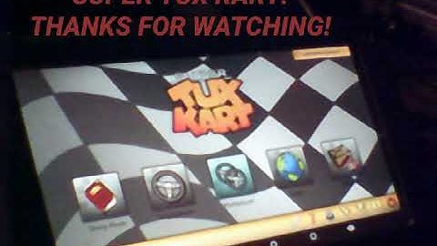 SUPER TUX KART! AWESOME VIDEO GAME!