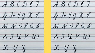 How to write cursive capital letters | K L MN O P Q R