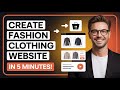 Create a Fashion Clothing Website in 5 Minutes | WordPress Tutorial