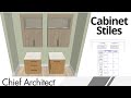 Adding Cabinet Stiles to Your Design