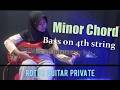 Minor Chord - Bass on 4th String - Aqila - Rotus Guitar Private
