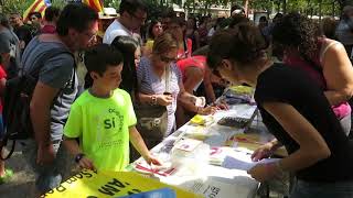 Concentració CDR Manresa a la Plaça Onze de setembre
