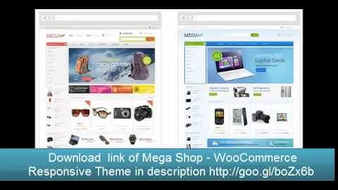 Download Mega Shop WooCommerce Responsive Theme