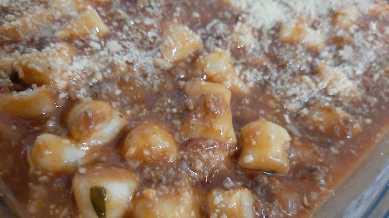 Nhoque de Batata de Massa Cozida
