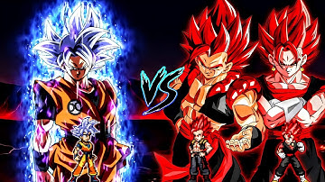 Goku Blizzard RN V2 OP (all form) (New) VS Evil Gogeta SSJ OP & Evil Vegito SSJ OP in Mugen