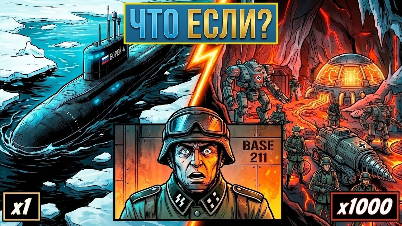 ЧТО ЕСЛИ 1 ФЛОТ РФ вскроет БАЗУ ГИТЛЕРА и всё изменится?