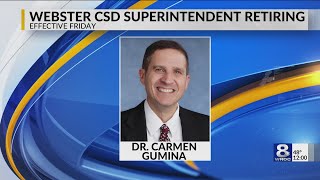 Webster Central School District Superintendent retiring, days after lawsuit filed by former district