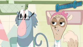 Stick out your tongue | Commander Clark | Compilation 1h | Season 1 | Cartoons for Kids