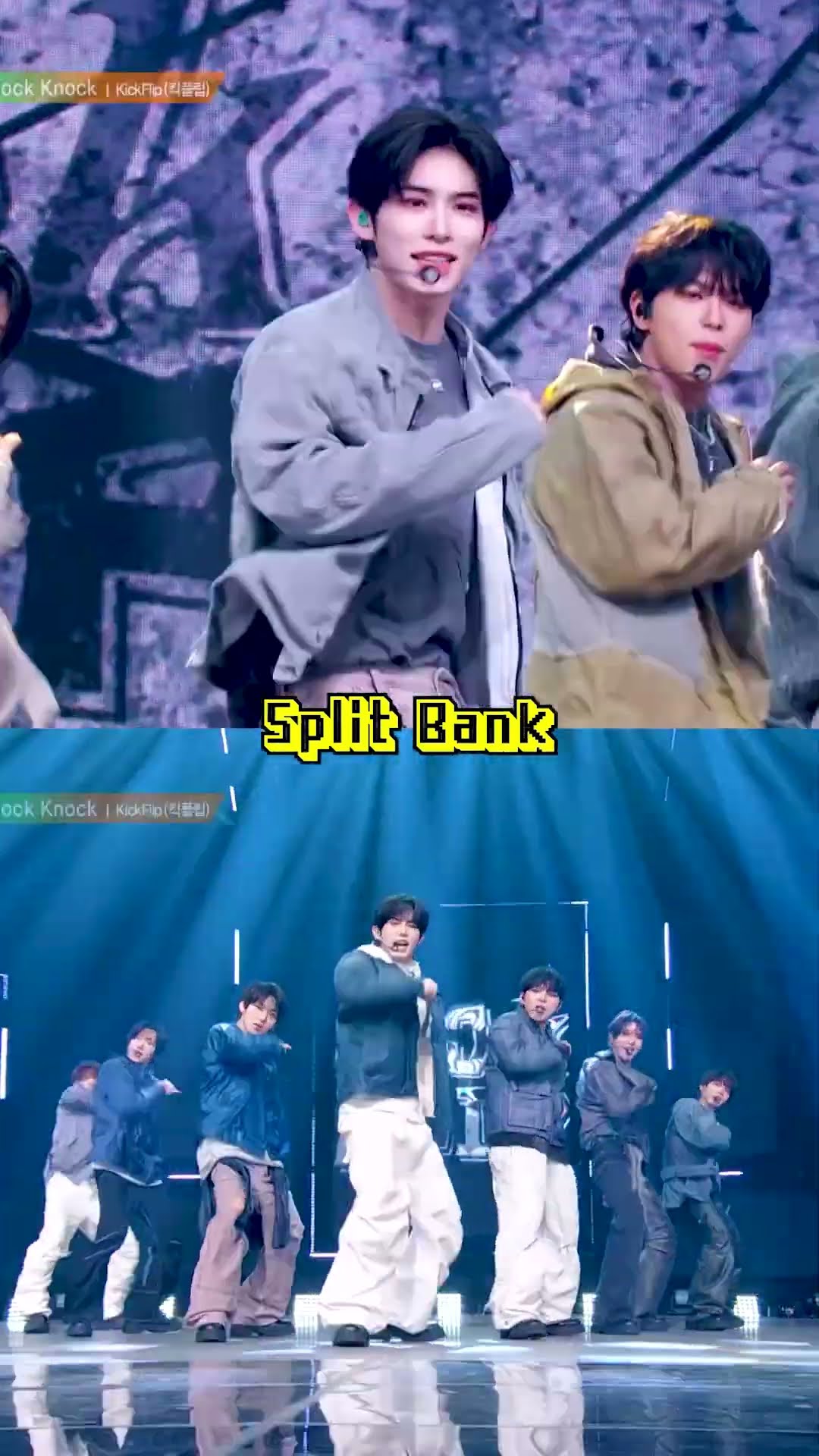 KickFlip - Knock Knock #SplitScreen #SplitBank #MusicBank #Shorts | KBS WORLD TV