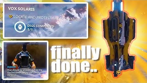VOX SOLARIS - FINALLY DONE WITH THE EXCAVATORS !! | Warframe