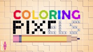 Coloring Pixels: Pirates book, Kraken image (full playthrough, no commentary)
