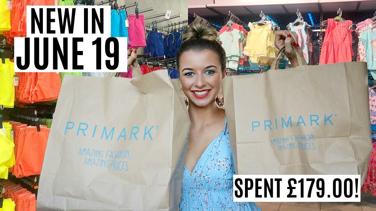 NEW IN PRIMARK JUNE 2019 / I SPENT £179.00!! *HOLIDAY COLLECTION*