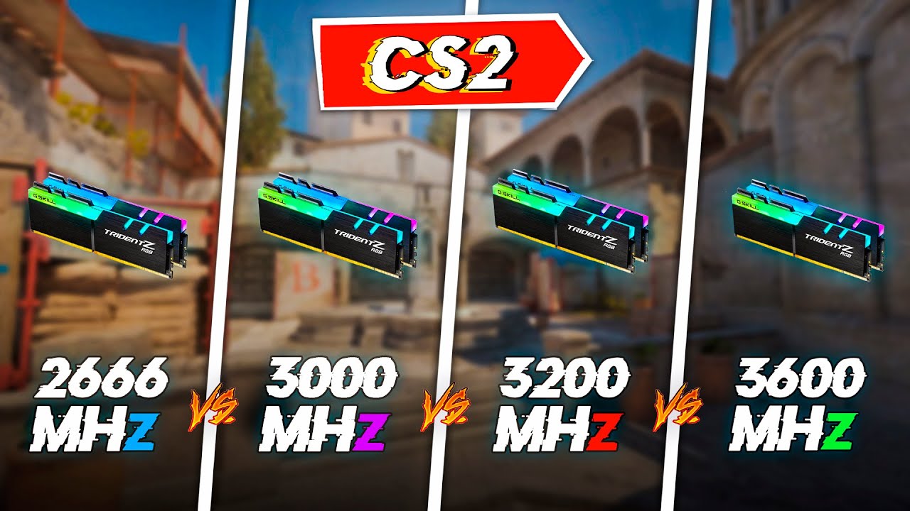 Counter Strike 2 : 2666MHz vs 3000MHz vs 3200MHz vs 3600MHz - YouTube