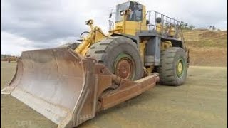 Komatsu Wheel Dozar Wd900 How To Working.
