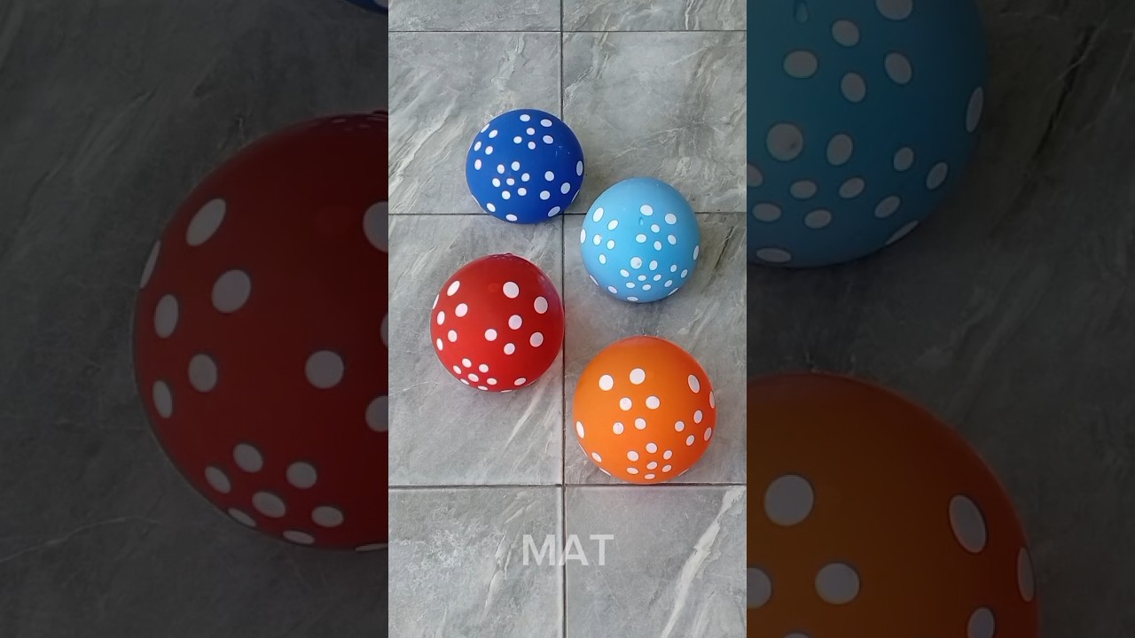 Blue, Light blue, Red, Orange Popping Ballon Orbeez Color 