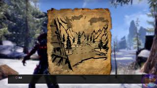 The Eleder Scrolls online Bleakrock Treasure map II location.