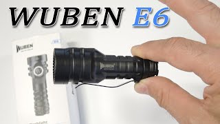 Карманный дальнобой WUBEN E6 mini EDC фонарь 900 люмен