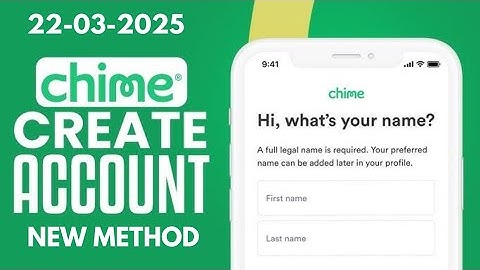 Chime Create New Method 2025 | How to Create Chime Bank Account (New Method 2025)