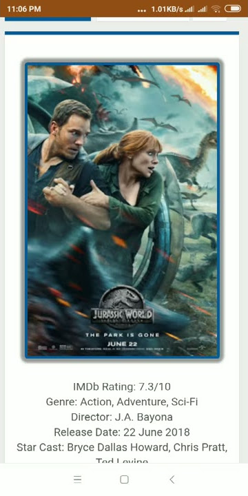 Jurassic World 2018 movie high speed download