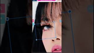 how to add lashes in Ibispaint #blackpink #shorts