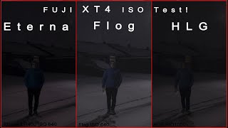 Fuji XT4 ISO Test - Eterna - Flog and HLG -