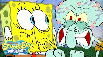 Squidward Hits His Breaking Point… Again and Again 😤 | 90 Minute Compilation | SpongeBob