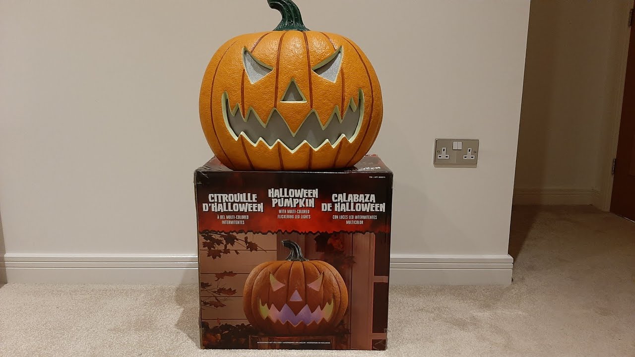 Costco Halloween 2021 LED Pumpkin Demo - YouTube
