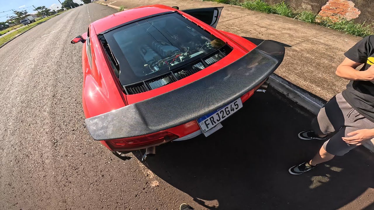 R8 V10 BI TURBO VOLTOU ANDAR FORTE ! ACHEI E RESOLVI O VERDADEIRO O B.O...