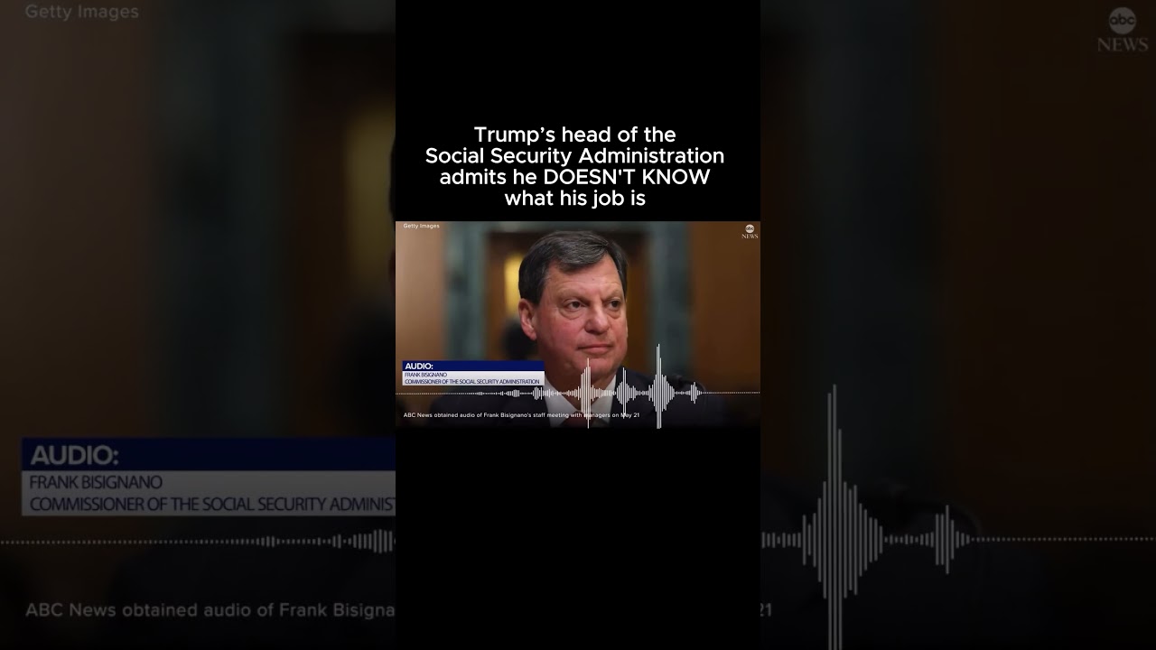 Trump’s head of the Social Security Administration admits he DOESN'T KNOW what his job is