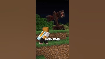 this mod adds siren head to minecraft #minecraft #shorts