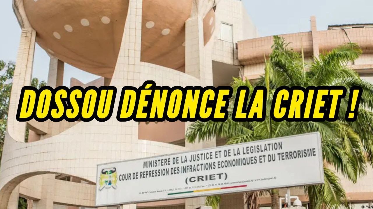 ROBERT DOSSOU DÉNONCE LES JUSTICES D'EXCEPTION !