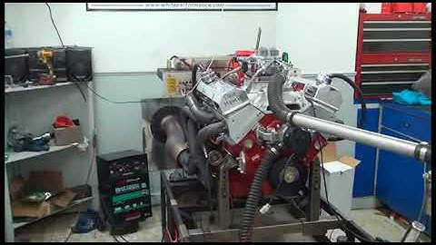 SBC 551HP 406 ENGINE DYNO RUN FOR STEVE KEMP BY WHITE PERFORMANCE AND MACHINE
