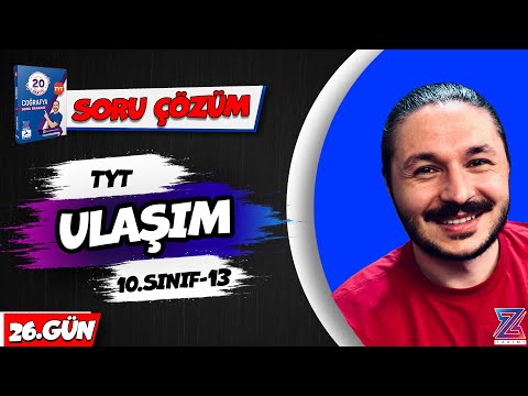 🌍 ULAŞIM soru çözümü 🔴27 Günde TYT Coğrafya -26 🟡10.sınıf coğrafya - 13