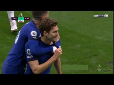 اهداف مباراة تشيلسي وبيرنلي بالدوري الانجليزي شاشة كاملة 