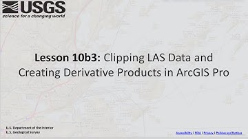 Lesson 10b3 - Clipping LAS Data and Creating Derivative Products in ArcGIS Pro