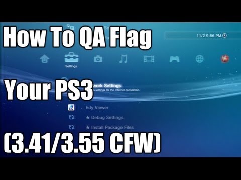 How To QA Flag Your PS3 (3.41/3.55 CFW)
