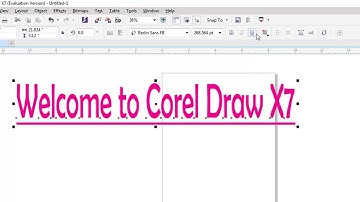 Corel Draw X7   Text  Table Tools